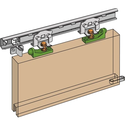 Afbeelding van Henderson Marathon S3 schuifdeursysteem compleet deurbreedte 750 900 mm