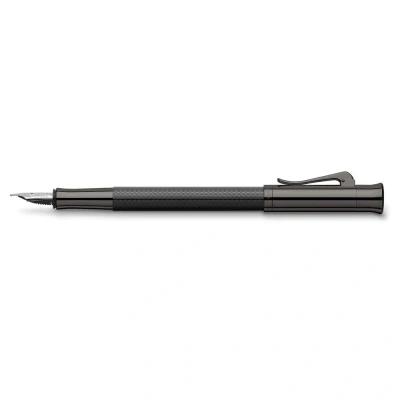 Afbeelding van Graf von Faber Castell Guilloche Black Edition FP F