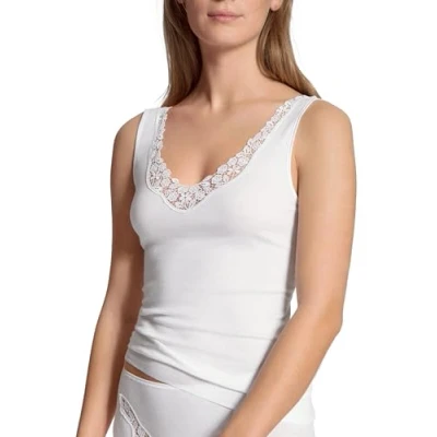 Afbeelding van Calida Feminin Sense Top 12451 Wit maat S