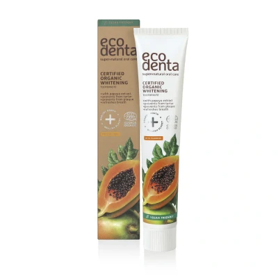 Afbeelding van Ecodenta Organic Whitening Tandpasta Papaya 75ML