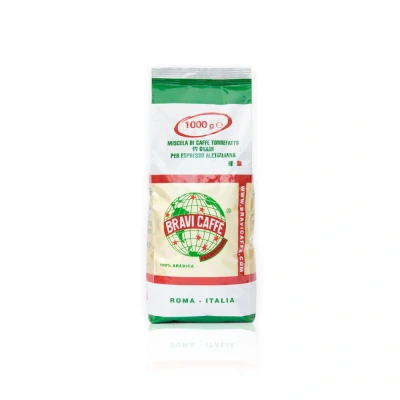 Afbeelding van Bravi Caffè 1kg 100% Arabica Italiaanse koffiebonen