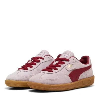 Afbeelding van Puma Palermo Unisex Sneakers laag, Maat: 42, Rose mauve/dark crimson Veloursleer