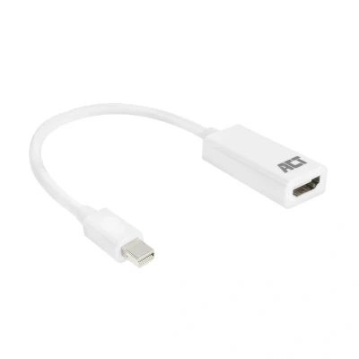 Afbeelding van ACT 0,15 meter Mini DisplayPort male naar HDMI A female