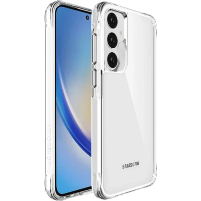 Afbeelding van iMoshion Hoesje Geschikt voor Samsung Galaxy A55 Shockproof Rugged Air Case transparant