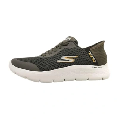 Afbeelding van Skechers Heren Free Slip ins Go Walk Flex Hands Up Sneakers, Bruin
