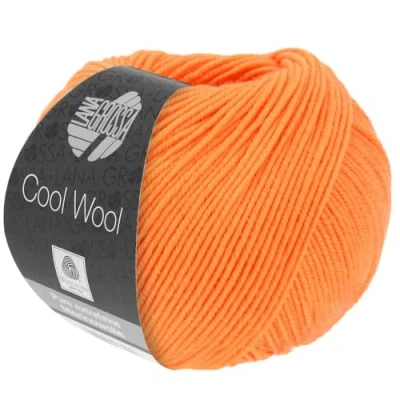 Afbeelding van LANA GROSSA Cool Wool Uni Merinowol, extra fijn, machinewasbaar en viltvrij, handbreigaren van 100% scheerwol (merinowol fijn), 50 gram wol voor breien haken, 160 m
