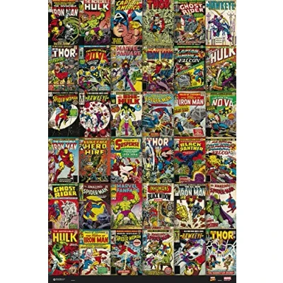 Afbeelding van Poster Marvel Comics Classic Covers 61x91,5cm