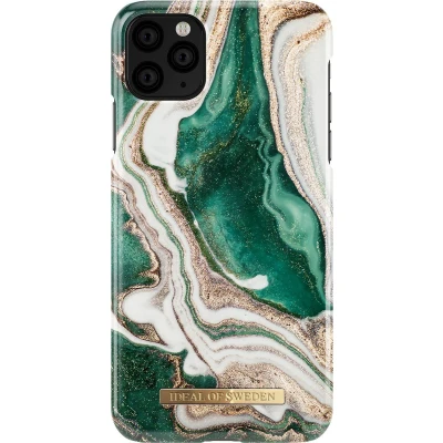 Afbeelding van iDeal of Sweden Fashion Case iPhone 11 Pro Max Golden Jade Marble 739538