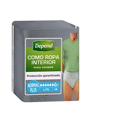 Afbeelding van Depend Pants voor Mannen Normaal Maat L/XL 9ST