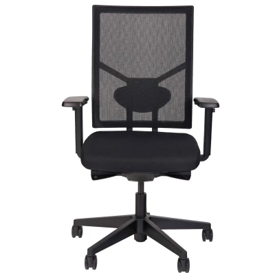 Afbeelding van Ergonomische bureaustoel 787 NPR 1813 zwarte zitting met rug in mesh stof