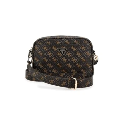 Afbeelding van Guess Meridian 24 CM Schoudertas, Dames, Maat: One Size, Brown logo