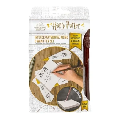 Afbeelding van Harry Potter Interdepartmental Memo with Wand Pen Set Hogwarts