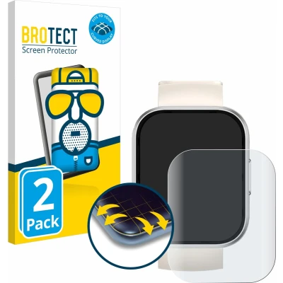 Afbeelding van BROTECT Mat voor volledige bescherming van het scherm, Smartwatch beschermfolie, Grijs