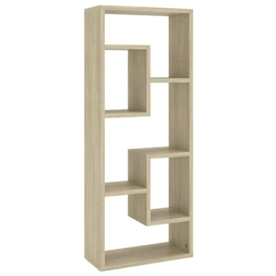 Image de vidaXL Étagère murale Chêne sonoma 36x16x90 cm Bois d&#039;ingénierie803014