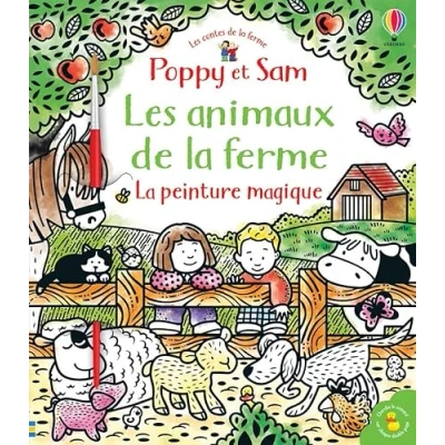 Afbeelding van Les animaux de la ferme peinture magique