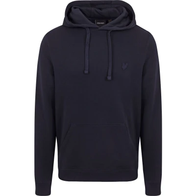 Afbeelding van Lyle and Scott Hoodie Tonal Navy maat XXL Heren Trui met Regular fit Pasvorm Duurzaam
