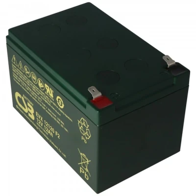 Afbeelding van CSB EVX12120F2 12 volt AGM loodzuuraccu Ah, 151 x 98 100 mm Faston 6,3 cyclus stabiel + stand by