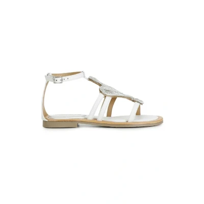 Afbeelding van CAFèNOIR Sandalen, Dames, Maat: 39, Bianco Leer en imitatieleer