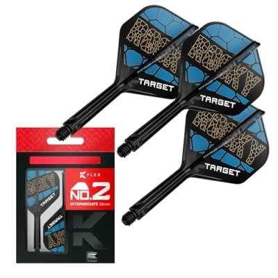 Afbeelding van Target K Flex Josh Rock No.2 Dart flights en shafts In een systeem Maat Between