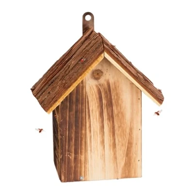 Afbeelding van Relaxdays lieveheersbeestjes hotel nestkastje gevlamd insectenhotel weerbestendig