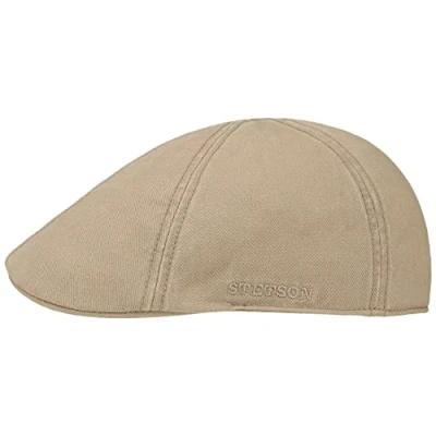 Afbeelding van STETSON Level Gatsby pet voor heren platte zomerpet met klep, lente/zomer, Beige