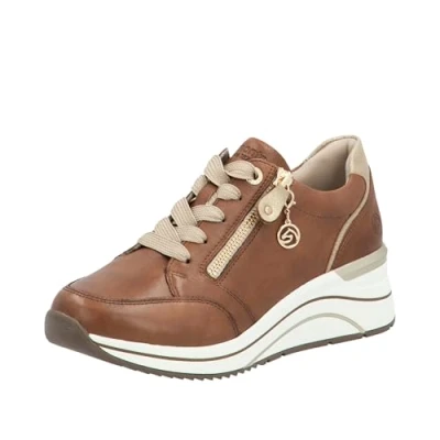 Afbeelding van Remonte D0t03 Damessneakers, Bruin