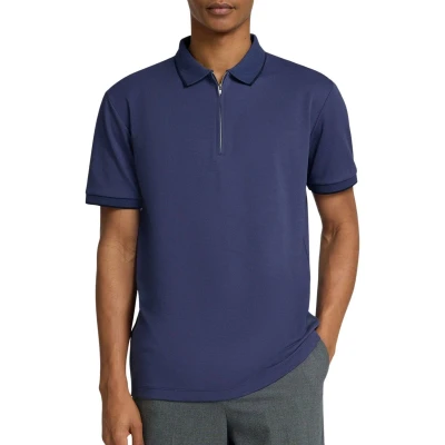 Afbeelding van Selected Homme FAVE NOOS Poloshirt, Heren, Maat: Medium, Oceana