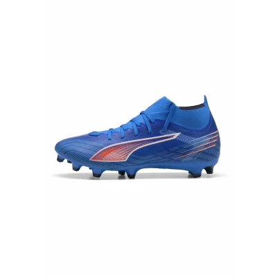 Afbeelding van ULTRA 6 MATCH+ FG/AG voetbalschoenen voor Dames, Blauw/Rood/Wit, Maat 37 PUMA