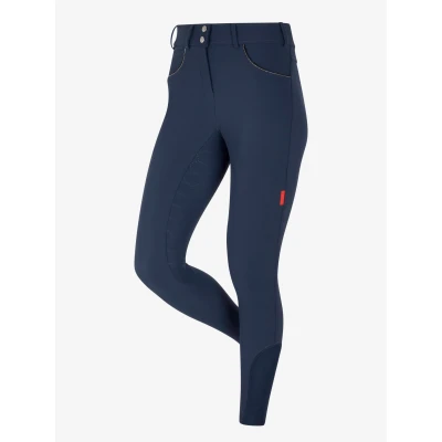 Image de LeMieux Pantalon d&#039;Équitation Victoria Silicone Fond de Peau Marin