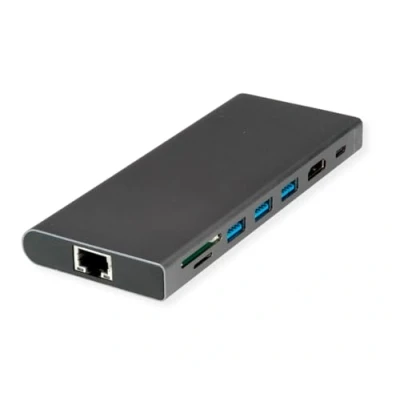 Afbeelding van Value USB C dockingstation Geschikt voor merk: Universeel Geïntegreerde kaartlezer, Power Delivery