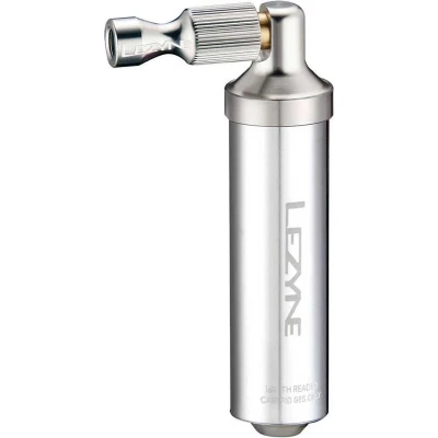 Afbeelding van Lezyne Alloy Drive co2 pompkop pomp onderdelen Geschikt voor Presta en Schrader kleppen 46g Inclusief 16g cartridge Zwart