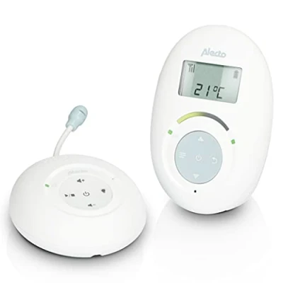 Image de Babyphone Full Eco DECT Alecto DBX120 Blanc Bleu