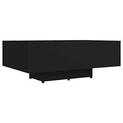 Afbeelding van vidaXL Salontafel, zwart, 85 x 55 31 cm, bewerkt hout