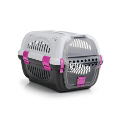 Afbeelding van BZ reismand rhino grijs/roze 51 X 34,5 33 cm