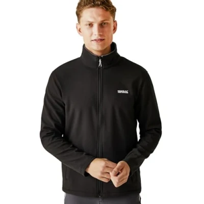 Afbeelding van Cera Softshell Jas Heren Black 990 XL Zwart Outdoor Jack