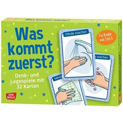 Afbeelding van Don Bosco Wat komt eerst? (spel) (Duits)
