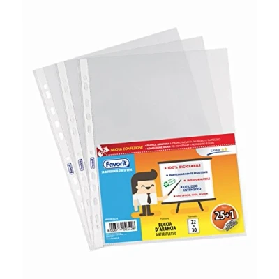 Afbeelding van Favorit 400083624 sheet protector 220 x 300 mm Polypropyleen (PP) 26 stuk(s)