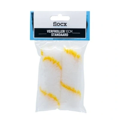 Afbeelding van Flocx Verfroller Standaard 10CM 2ST Schildersbenodigdheden