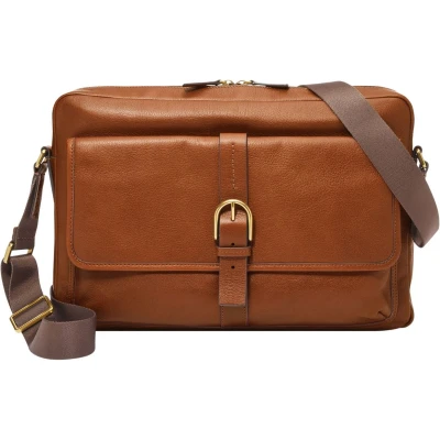 Afbeelding van Fossil Camden Schoudertas, Heren, Maat: One Size, Brown