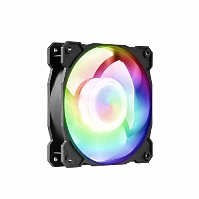Afbeelding van GELID SOLUTIONS Radiant ARGB ventilator, 9 kleuren, Full Performance RGB led extreem sterke dubbele kogellagers, 120 x mm, 2000 rpm, 12 V