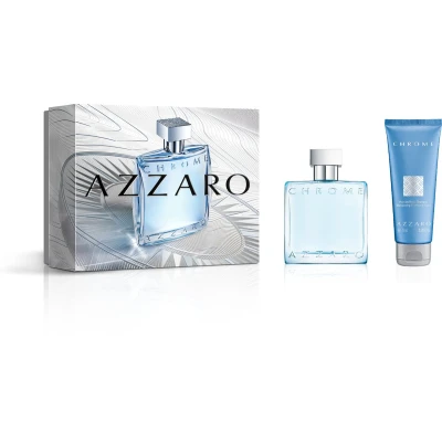 Afbeelding van Azzaro Chrome Eau De Toilette Geschenkset Mannen 2 ST