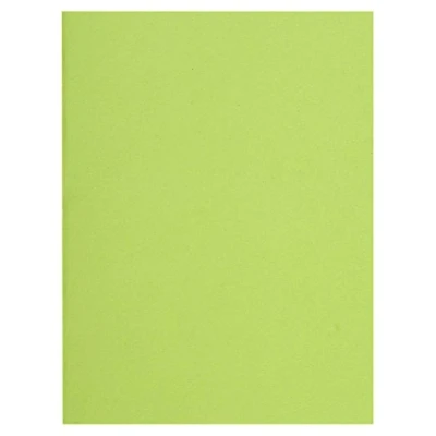Afbeelding van Exacompta Ref. 160013E pak van 100 stevige FLASH mappen 220 g/m2 in felle kleuren 100% gerecycled en Blue Angel gecertificeerd afmetingen 24 x 32 cm voor A4 formaat limoenkleur