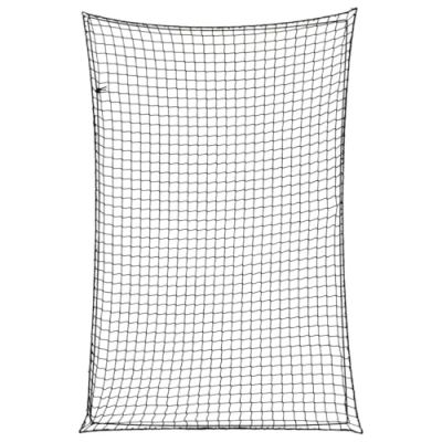 Afbeelding van Aanhangwagennet elastisch touw 3x2 m polypropeen zwart