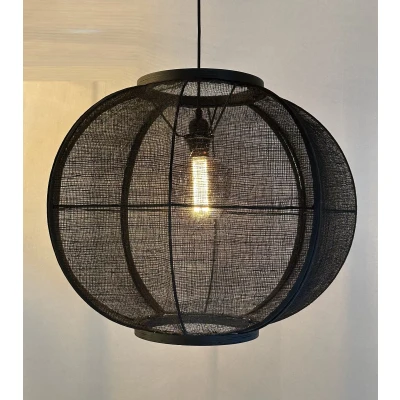 Afbeelding van ETH Fabric Hanglamp black 78cm