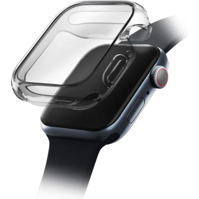 Afbeelding van UNIQ Garde Apple Watch Series 7/8 45 mm kast. grijs/gerookt grijs