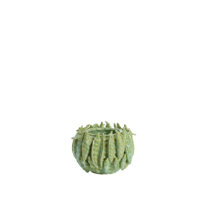 Afbeelding van Light &amp; Living Vaas FABA 23.5x22.5x15cm Groen