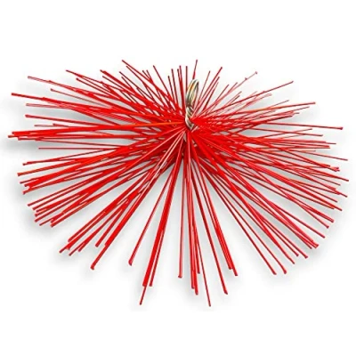 Afbeelding van Ronde synthetische egel Ø 500 mm Stalen mondstuk met schroefdraad M12 x 1,75 Roeibuis mantel Schoorsteen ketel kachels afvoergoten Aanpasbaar aan alle soorten hengels Kibros 4ESS50