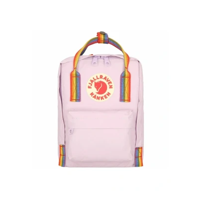 Afbeelding van Fjällräven Kanken rainbow MINI CITY Rugzak Pastel lavenderrainbow, Dames, Maat: One Size, lavender