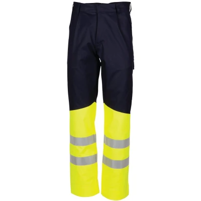 Afbeelding van HAVEP Werkbroek Multi Protector 80008 Dark Navy/Fluo Geel 46
