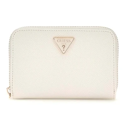 Afbeelding van GUESS Rosalba SLG Portefeuille à fermeture éclair moyenne Blanc crème Taille M